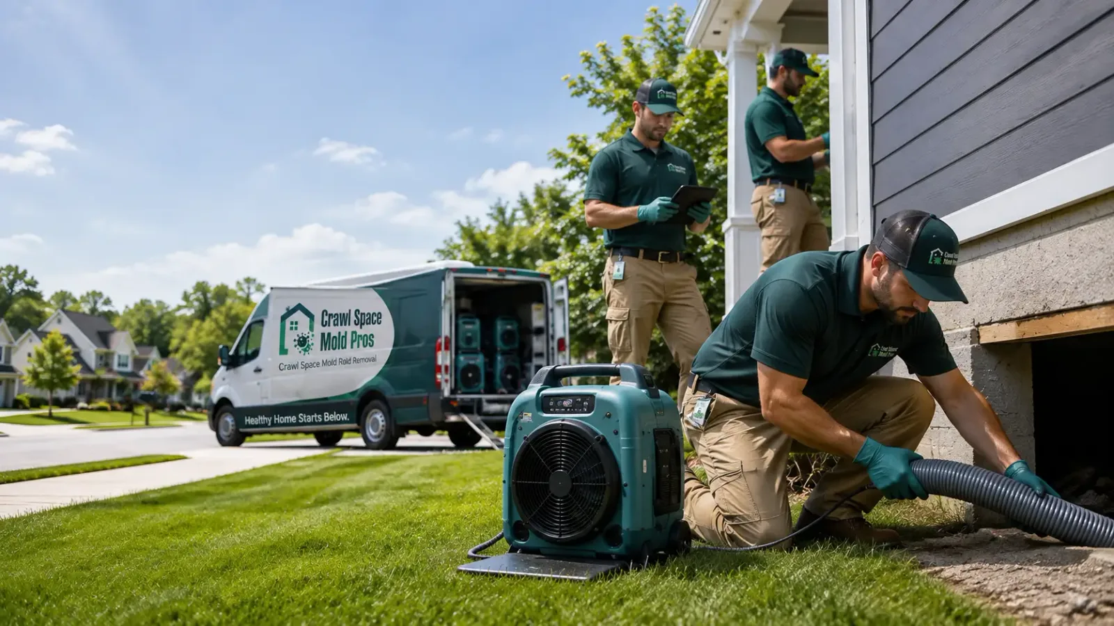 Crawl Space Mold Removal in Blencoe, IA